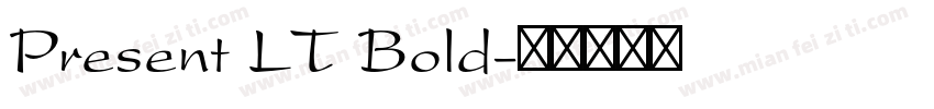 Present LT Bold字体转换